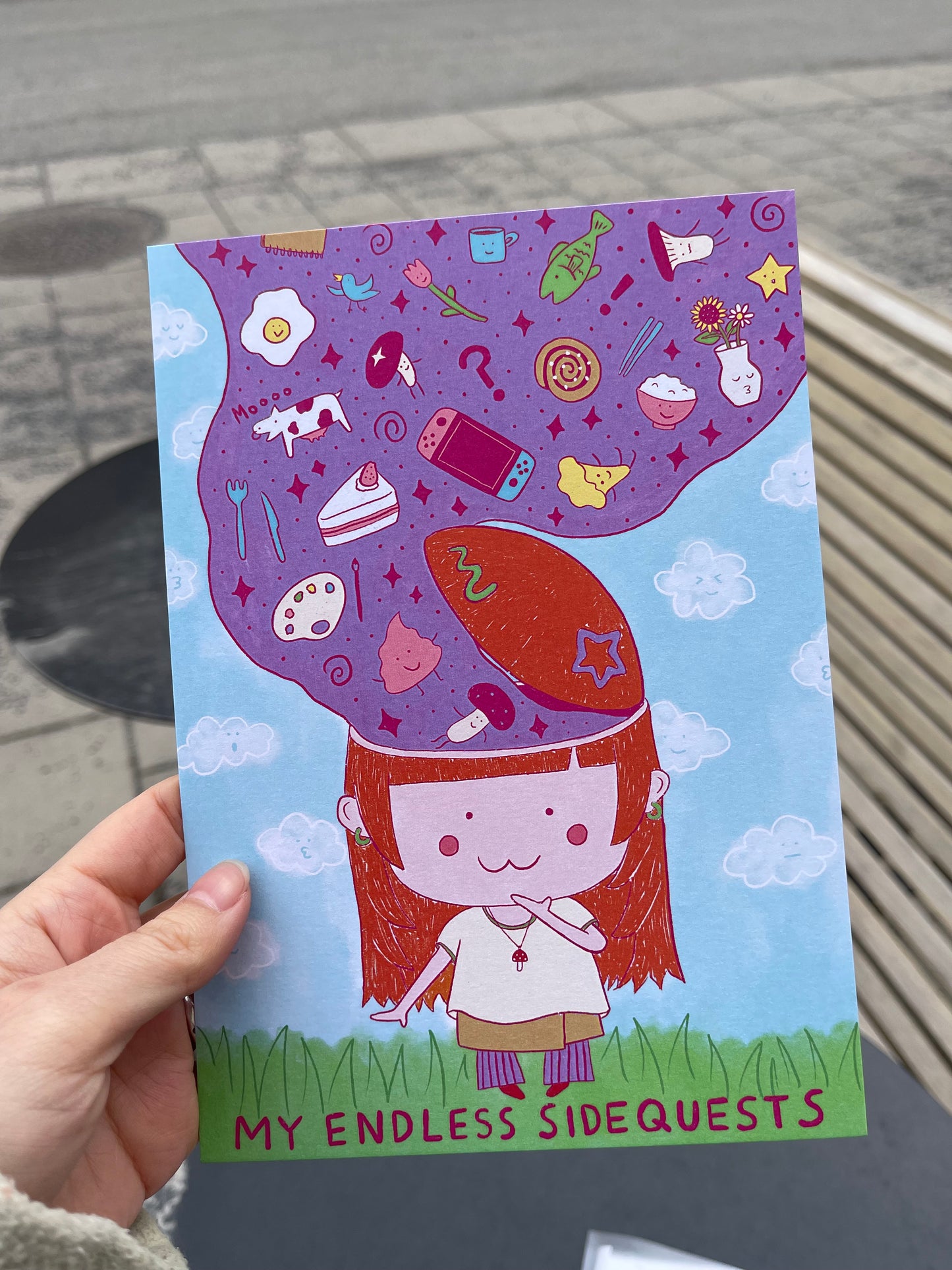 A5 mini print sidequest brain