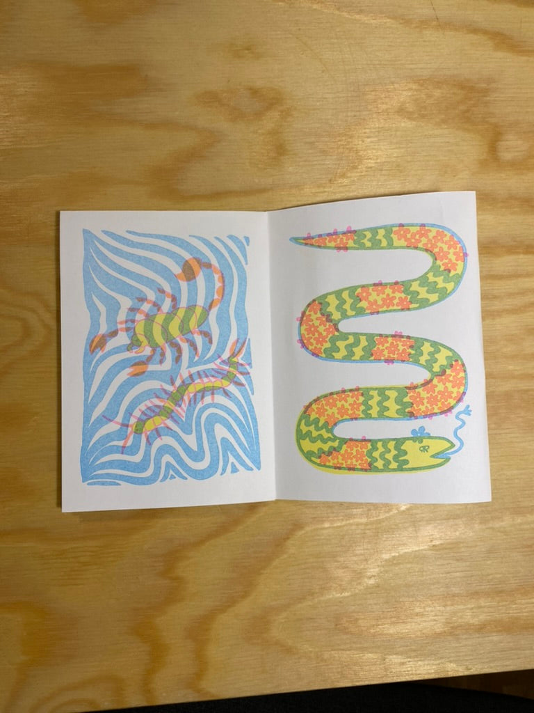 Sarameko Friends Mini Zine RISO