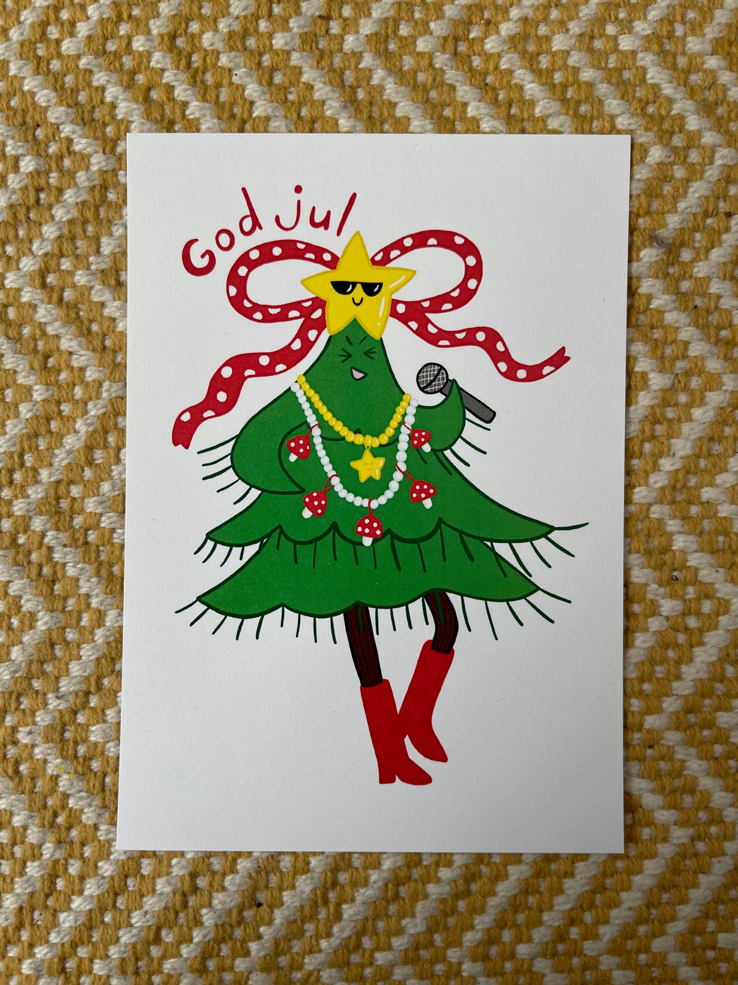 A6 Christmas Card Christmas tree
