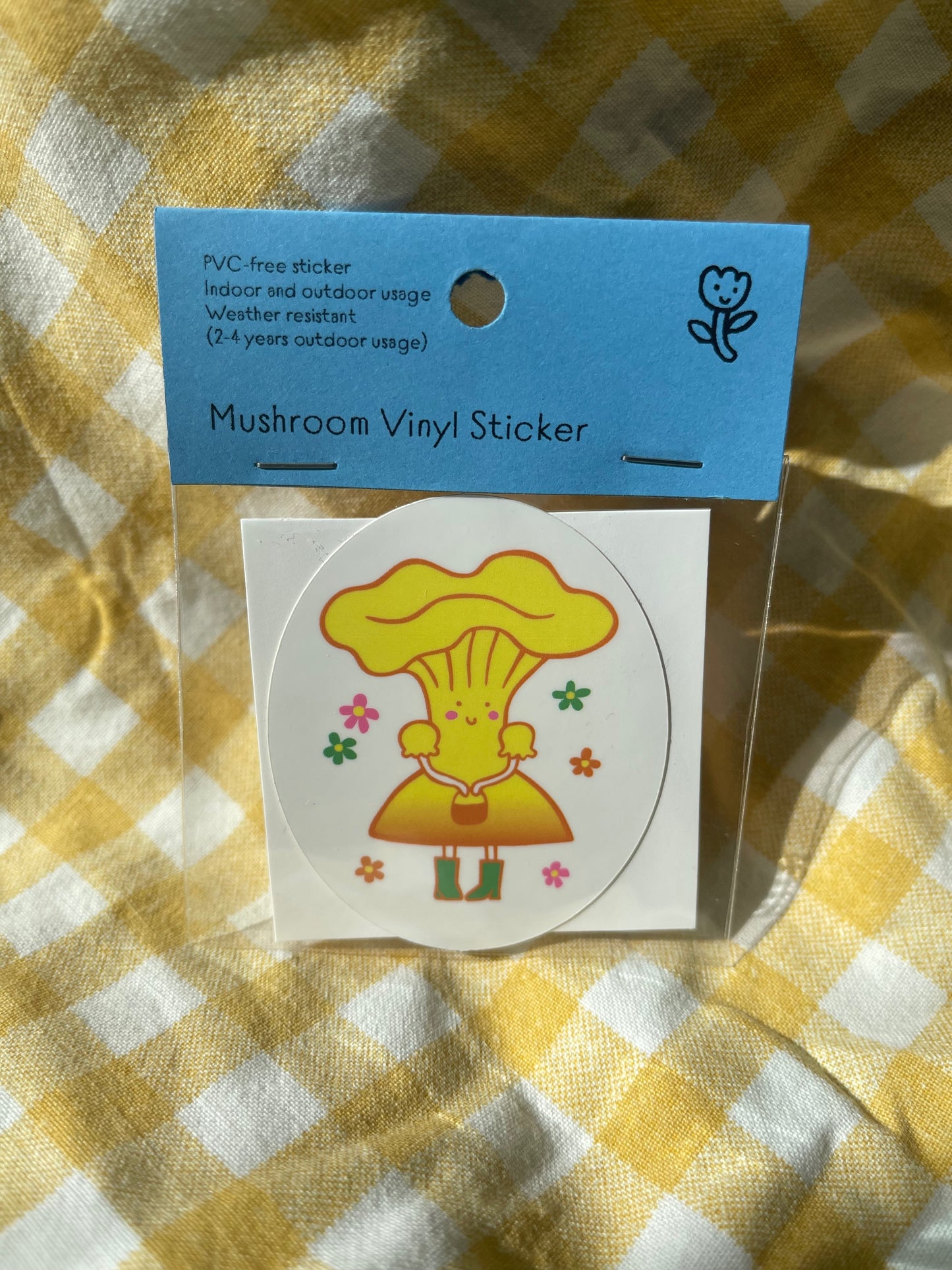 Mushroom Sticker Chanterelle