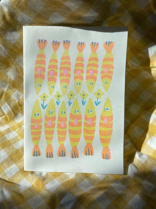 Sarameko Friends Mini Zine RISO