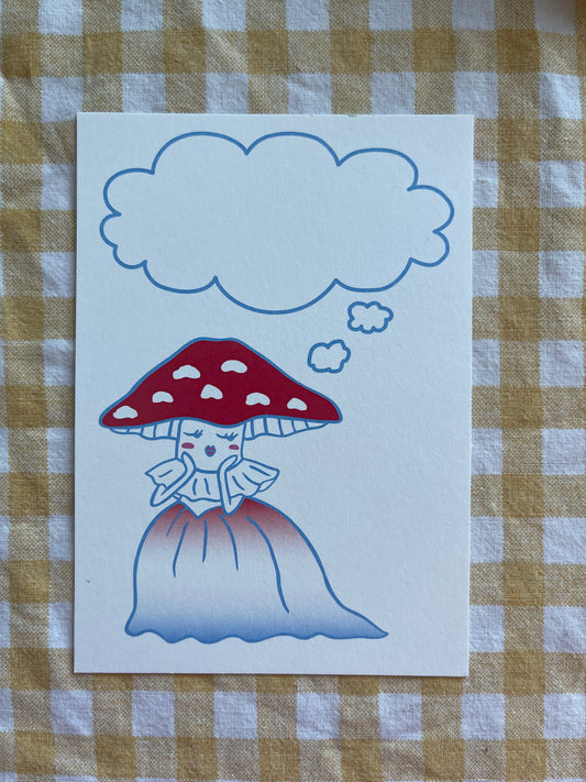 A6 Postcard Fly Agaric