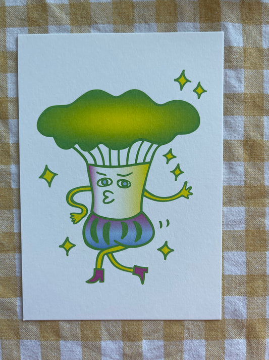 A6 Postcard Tap mushroom