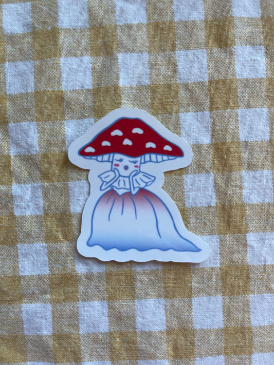 Mush sticker Fly Agaric