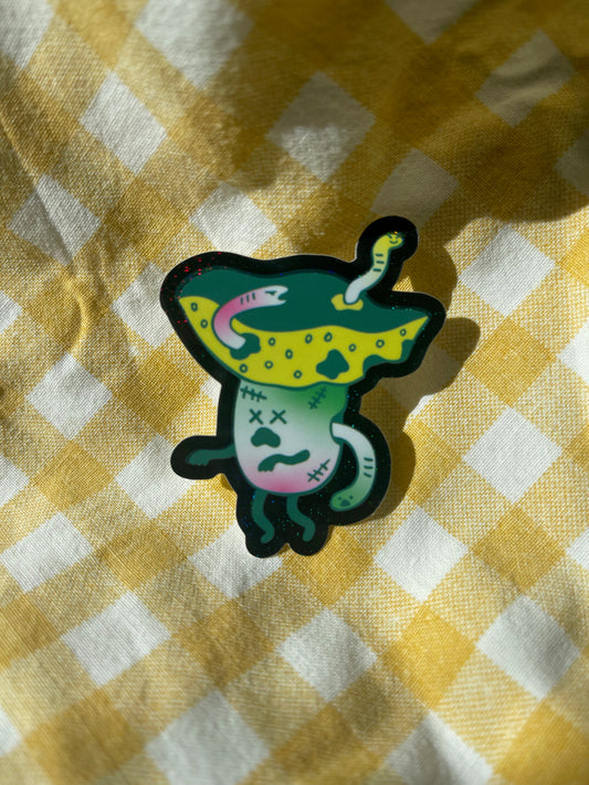 Mushroom Sticker Zombie Shroom