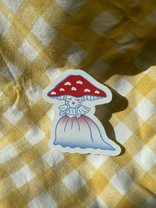 Mushroom Sticker Fly Agaric