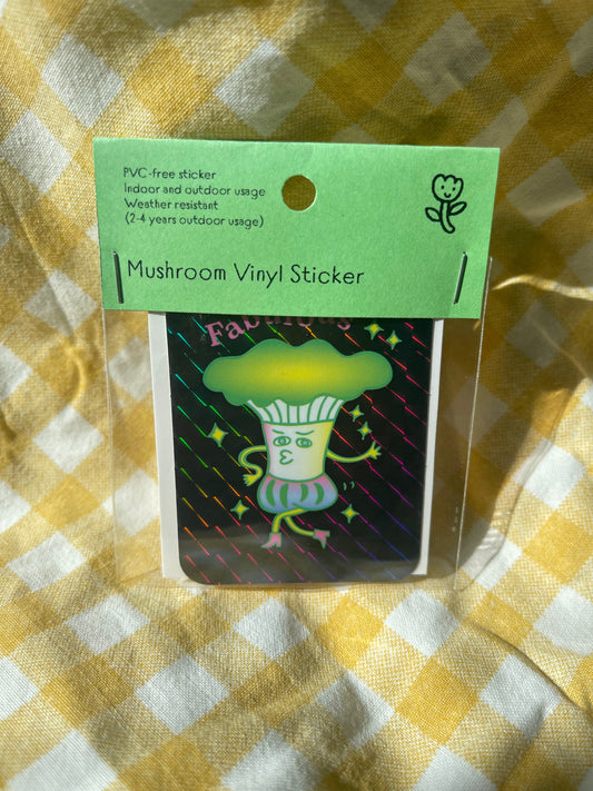 Mushroom Sticker Fabulous Tap Mushroom
